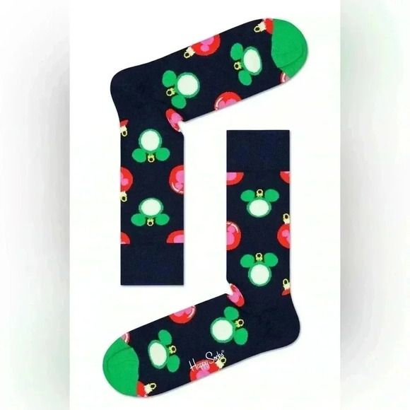 NEW HAPPY SOCKS X Disney Christmas Socks 4PK Gift Box Set - Picture 2 of 13